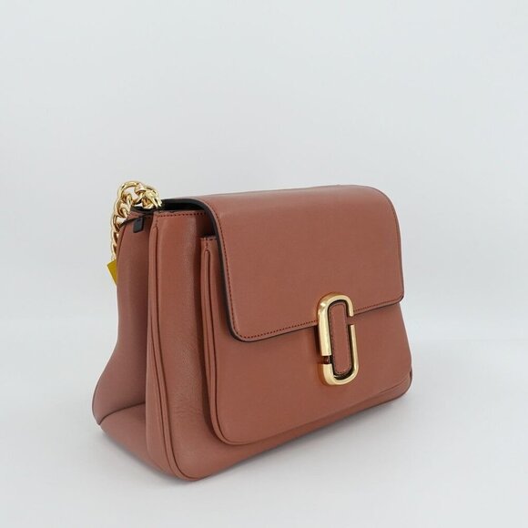 Marc Jacobs The J Marc Chain Mini Satchel Bag Brown - Picture 5 of 16